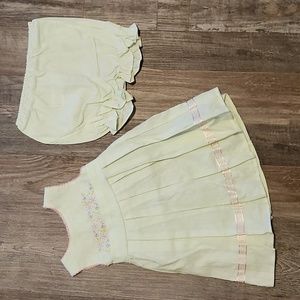 Girls 6-9m 2 piece dress